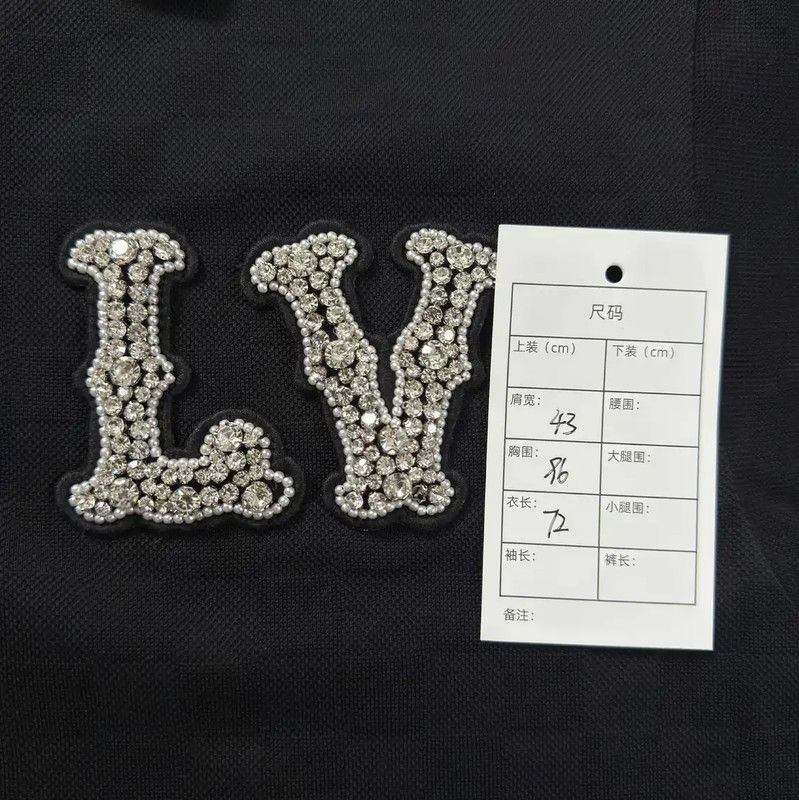 Louis Vuitton Louis Vuitton Black Cotton Men's Polo Shirt 0089 Size US M / EU 48-50 / 2 - 5 Thumbnail