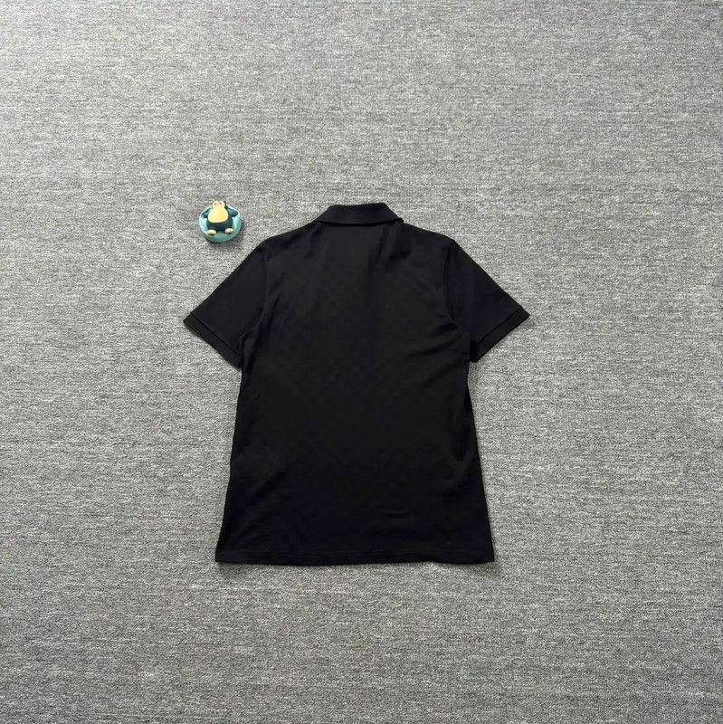 Louis Vuitton Louis Vuitton Black Cotton Men's Polo Shirt 0089 Size US M / EU 48-50 / 2 - 2 Thumbnail