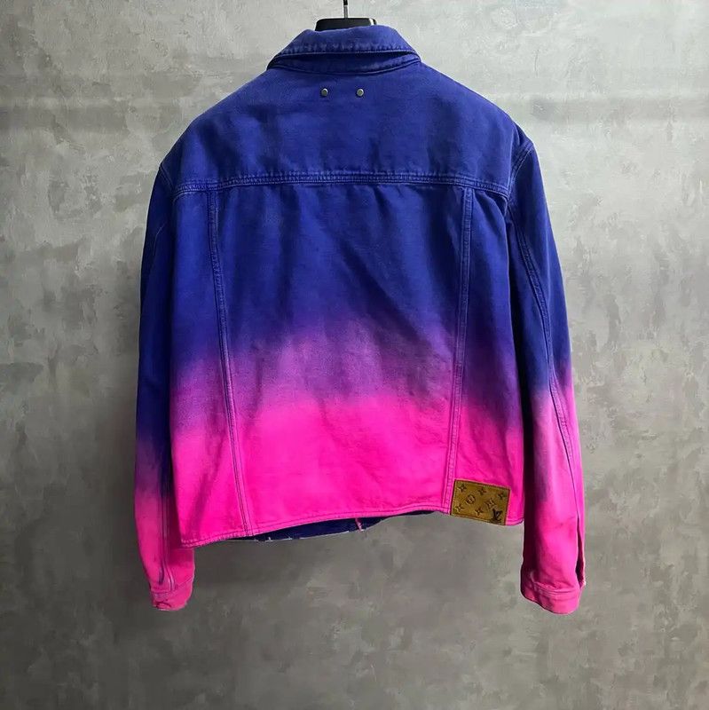 Louis Vuitton Louis Vuitton XXL Multicolor Denim Jacket 0089 Size US XXL / EU 58 / 5 - 2 Thumbnail