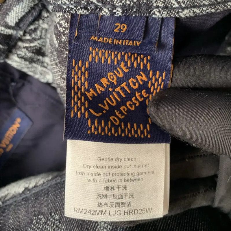 Louis Vuitton Louis Vuitton Men's Casual Deep Blue Pants 0089 Size US 28 / EU 44 - 4 Thumbnail