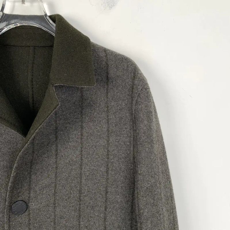 Louis Vuitton Louis Vuitton Gray Wool Men's Coat 0089 Size US L / EU 52-54 / 3 - 9 Thumbnail