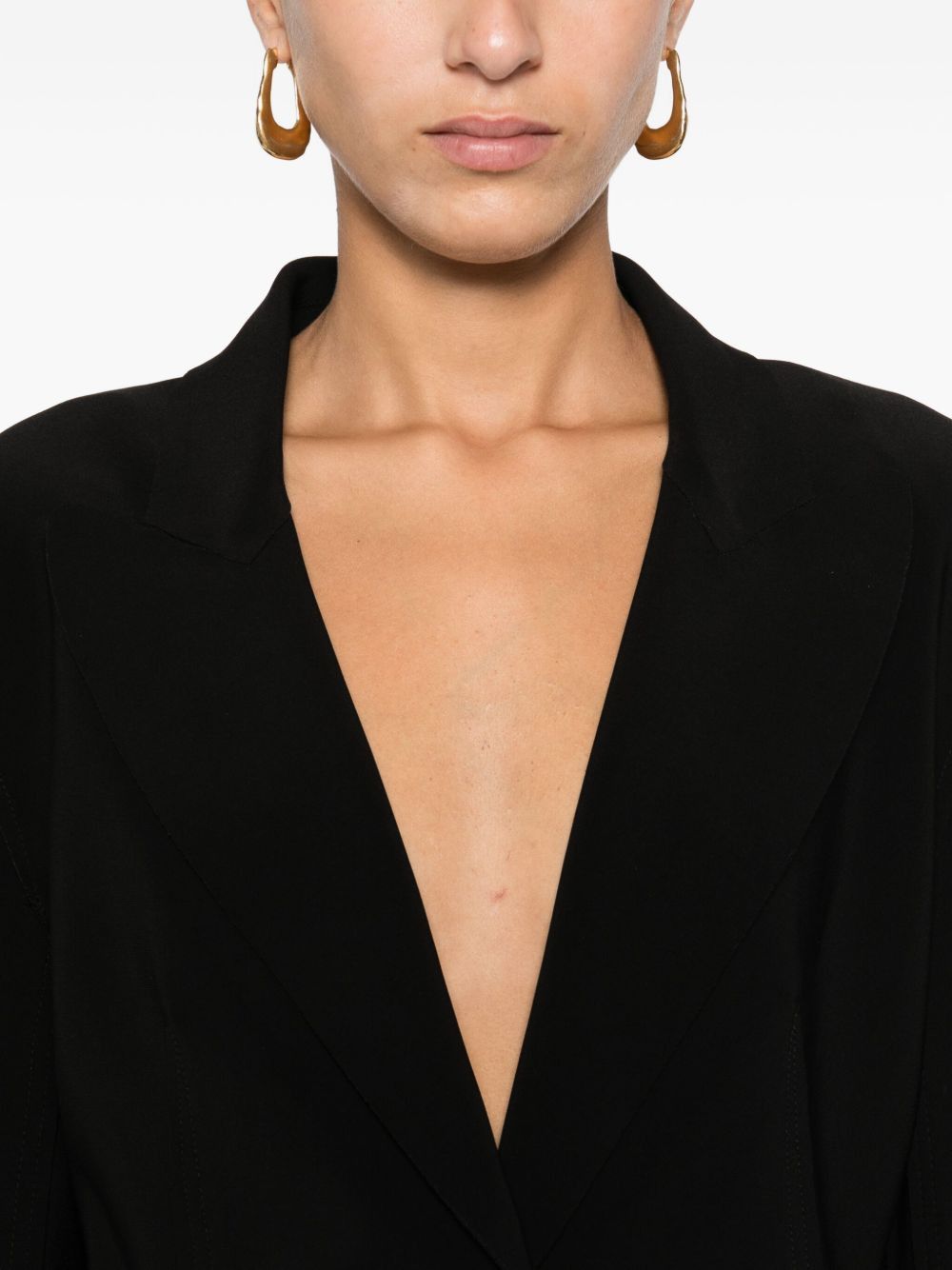 Norma Kamali SINGLE-BREASTED CROPPED JACKET Size M / US 6-8 / IT 42-44 - 3 Thumbnail