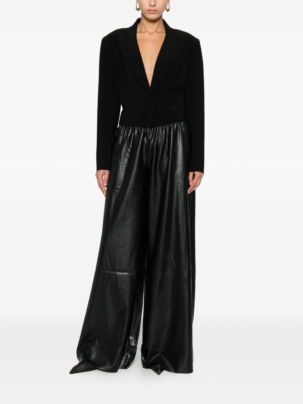 Norma Kamali SINGLE-BREASTED CROPPED JACKET Size M / US 6-8 / IT 42-44 - 4 Thumbnail