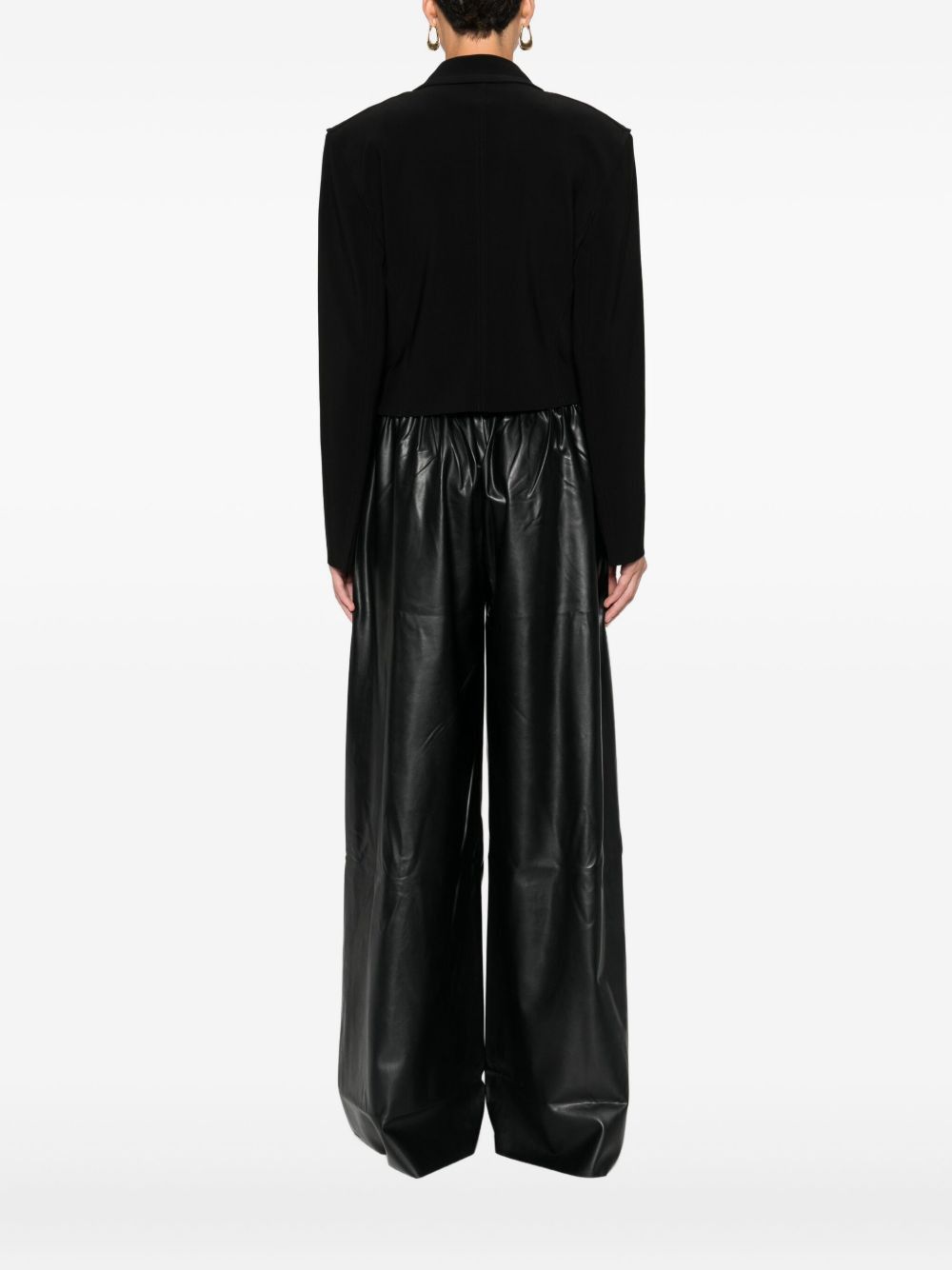 Norma Kamali SINGLE-BREASTED CROPPED JACKET Size M / US 6-8 / IT 42-44 - 2 Thumbnail