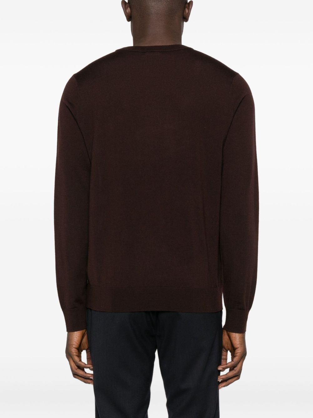 Paul Smith WOOL CREWNECK SWEATER Size US L / EU 52-54 / 3 - 3 Thumbnail