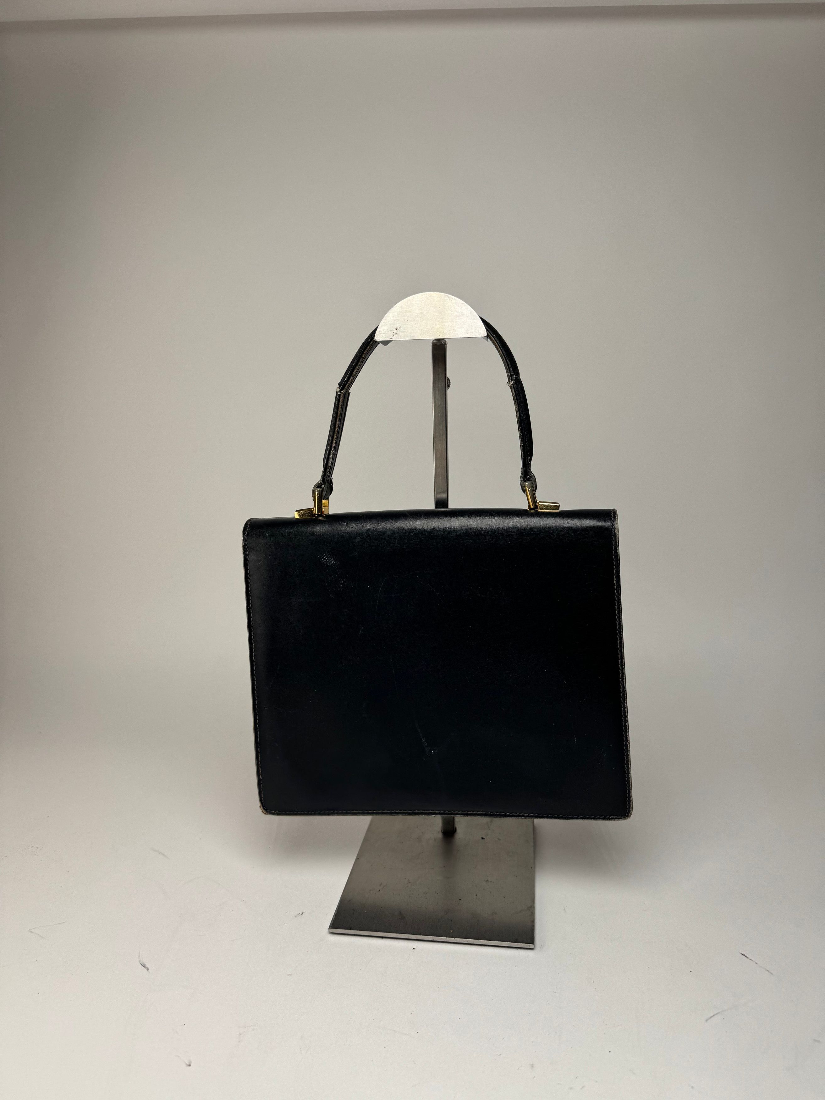 Gucci Vintage Leather bag Navy Size ONE SIZE - 5 Thumbnail
