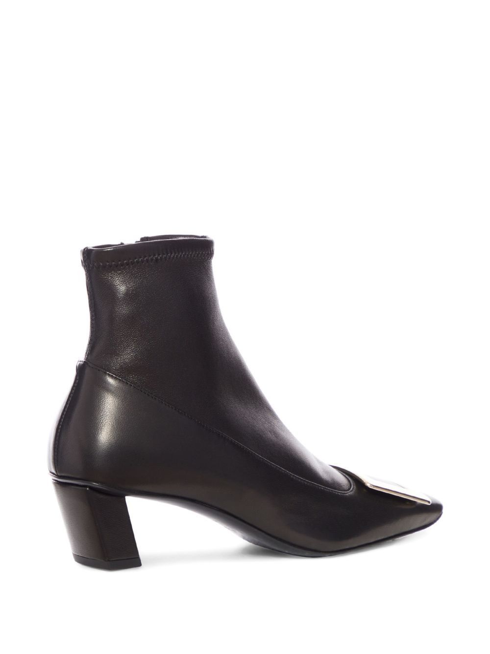 Roger Vivier BELLE VIVIER LEATHER BOOTS Size US 10 / IT 40 - 2 Thumbnail