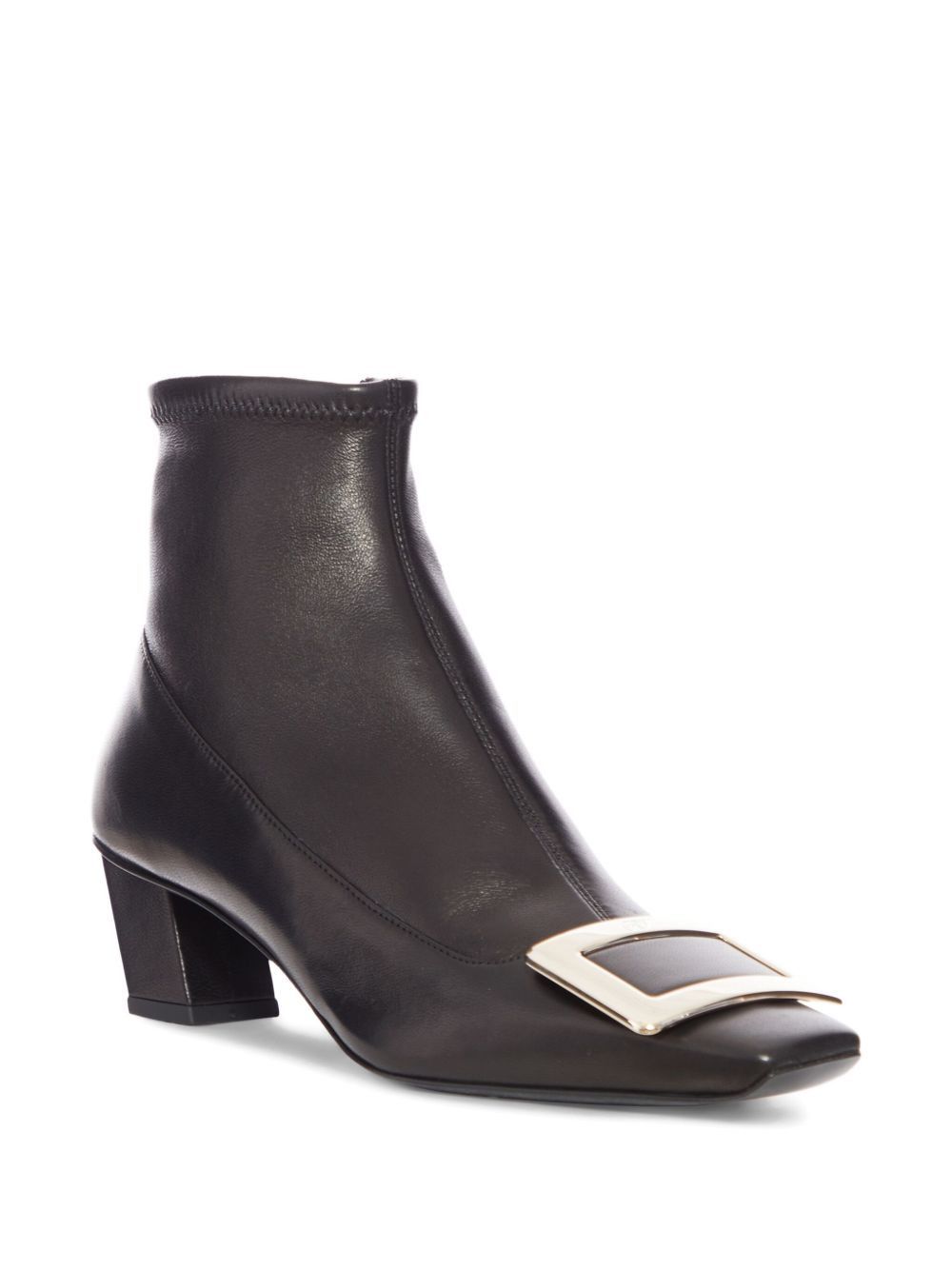 Roger Vivier BELLE VIVIER LEATHER BOOTS Size US 10 / IT 40 - 3 Thumbnail