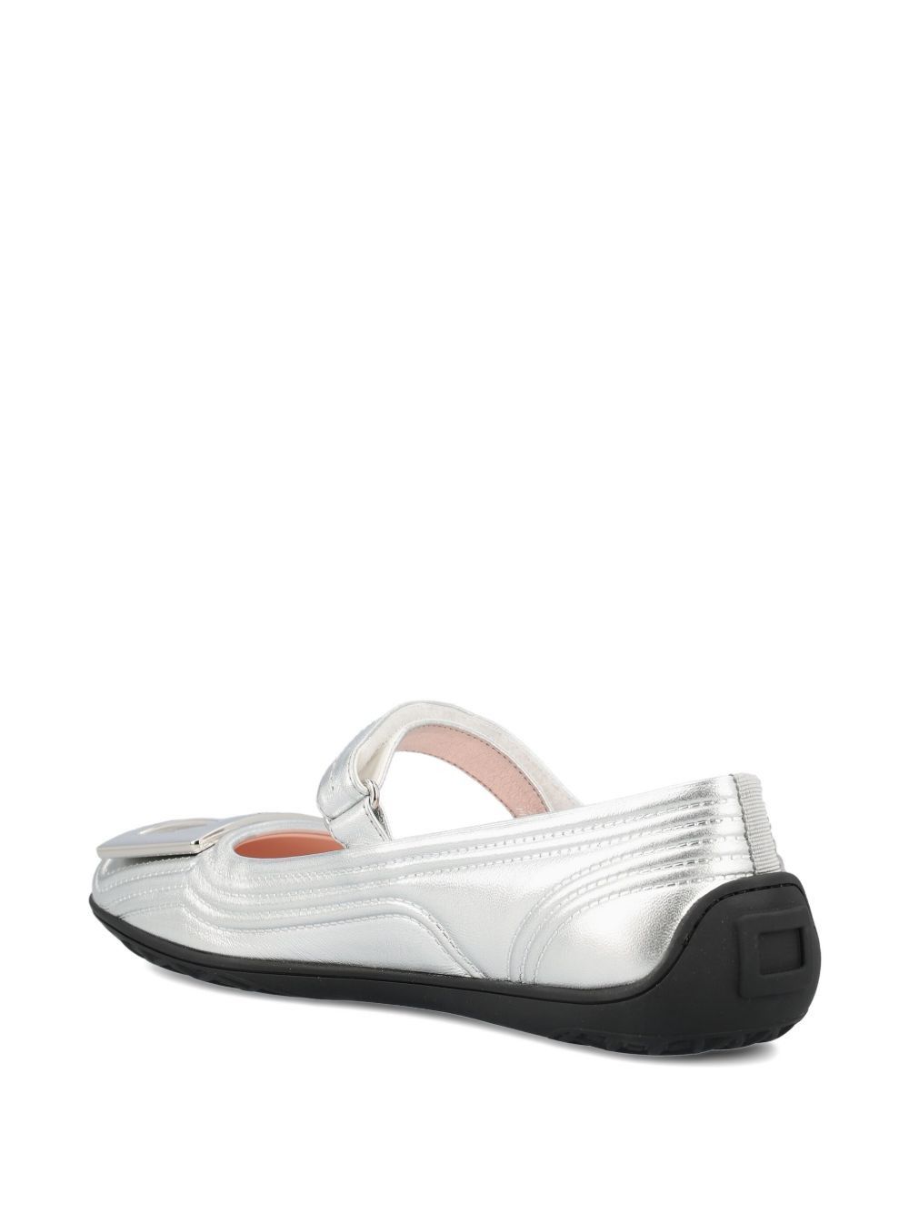Roger Vivier VIV LOW LEATHER BALLETS Size US 10 / IT 40 - 3 Thumbnail