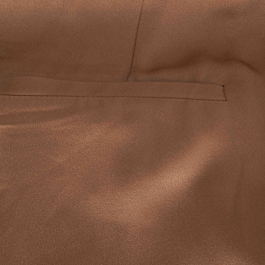 Brunello Cucinelli Brown Button Detail Dungarees Size 27" / US 4 / IT 40 - 3 Thumbnail