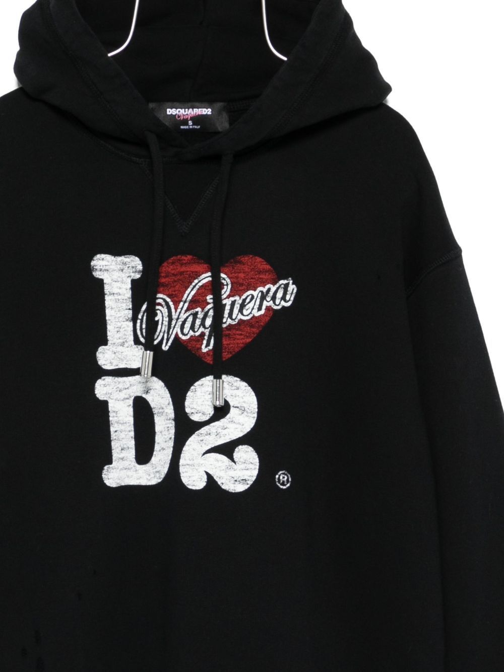 Dsquared2 LOGO COTTON HOODIE Size M / US 6-8 / IT 42-44 - 3 Thumbnail
