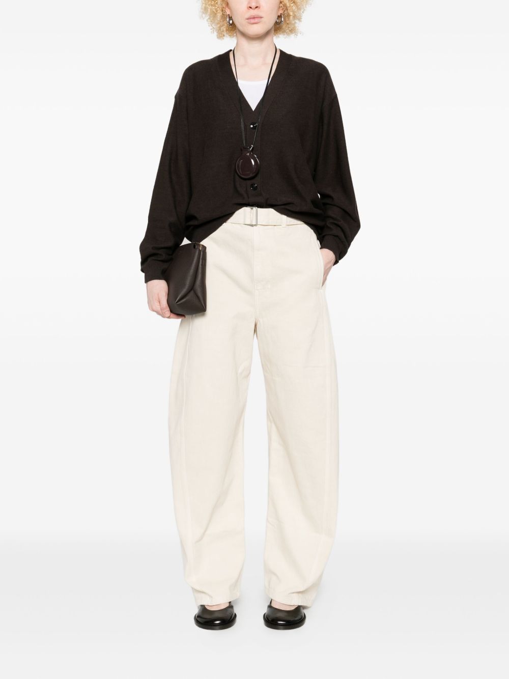 Lemaire WOOL BLEND CARDIGAN Size M / US 6-8 / IT 42-44 - 2 Thumbnail