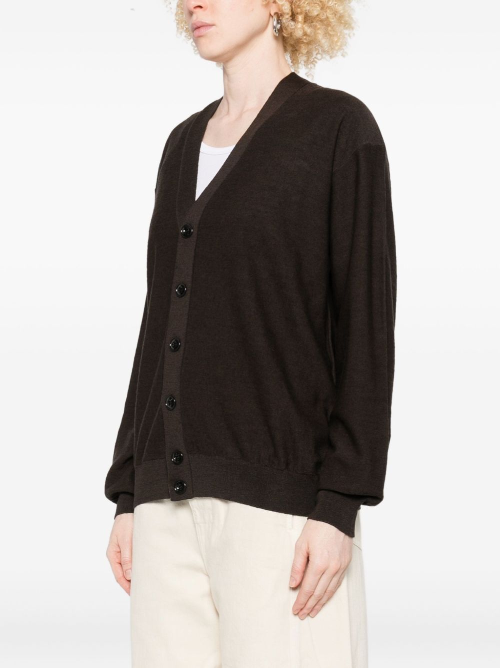 Lemaire WOOL BLEND CARDIGAN Size M / US 6-8 / IT 42-44 - 3 Thumbnail