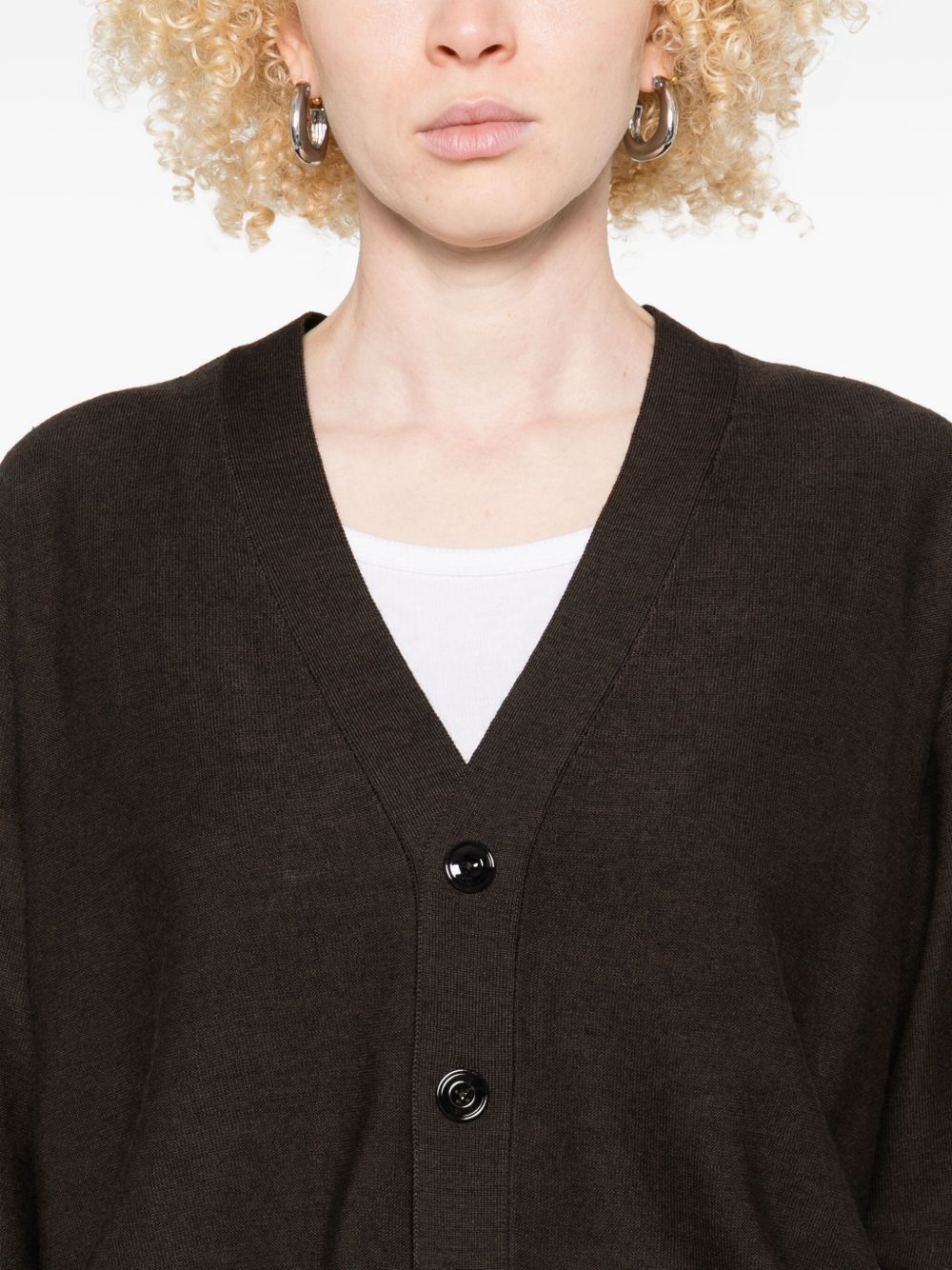 Lemaire WOOL BLEND CARDIGAN Size M / US 6-8 / IT 42-44 - 4 Thumbnail