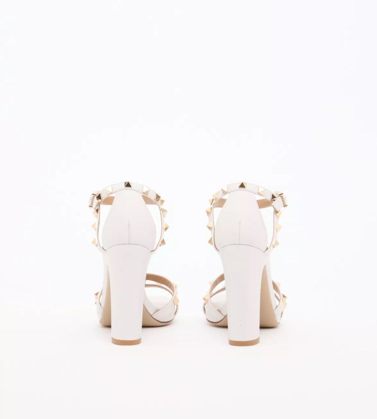Valentino Valentino Rockstud Elk Print 100mm Sandals SIZE 39 Size ONE SIZE - 3 Thumbnail