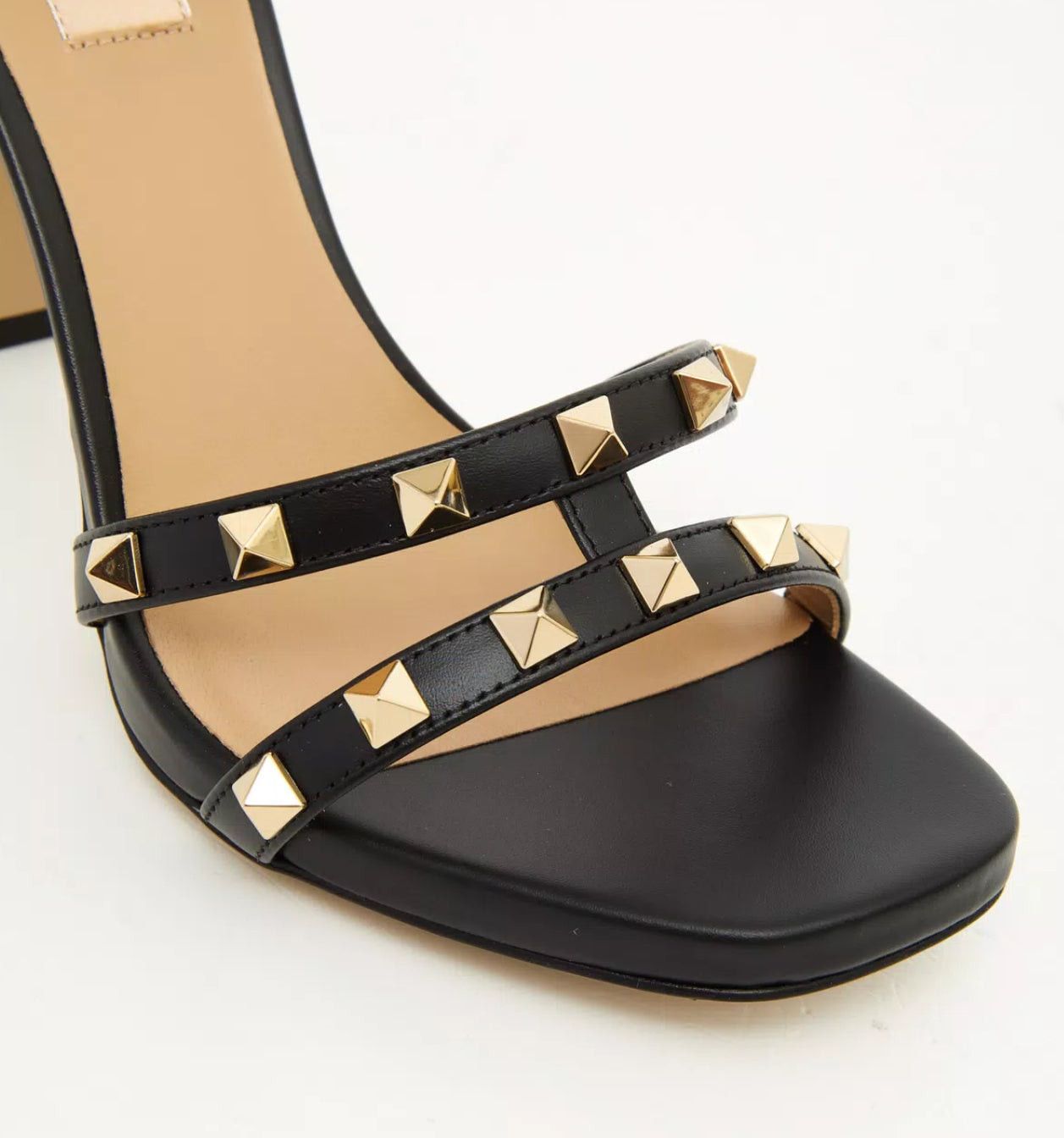 Valentino Valentino Rockstud Elk Print 100mm Sandals SIZE 40.5 Size ONE SIZE - 2 Thumbnail