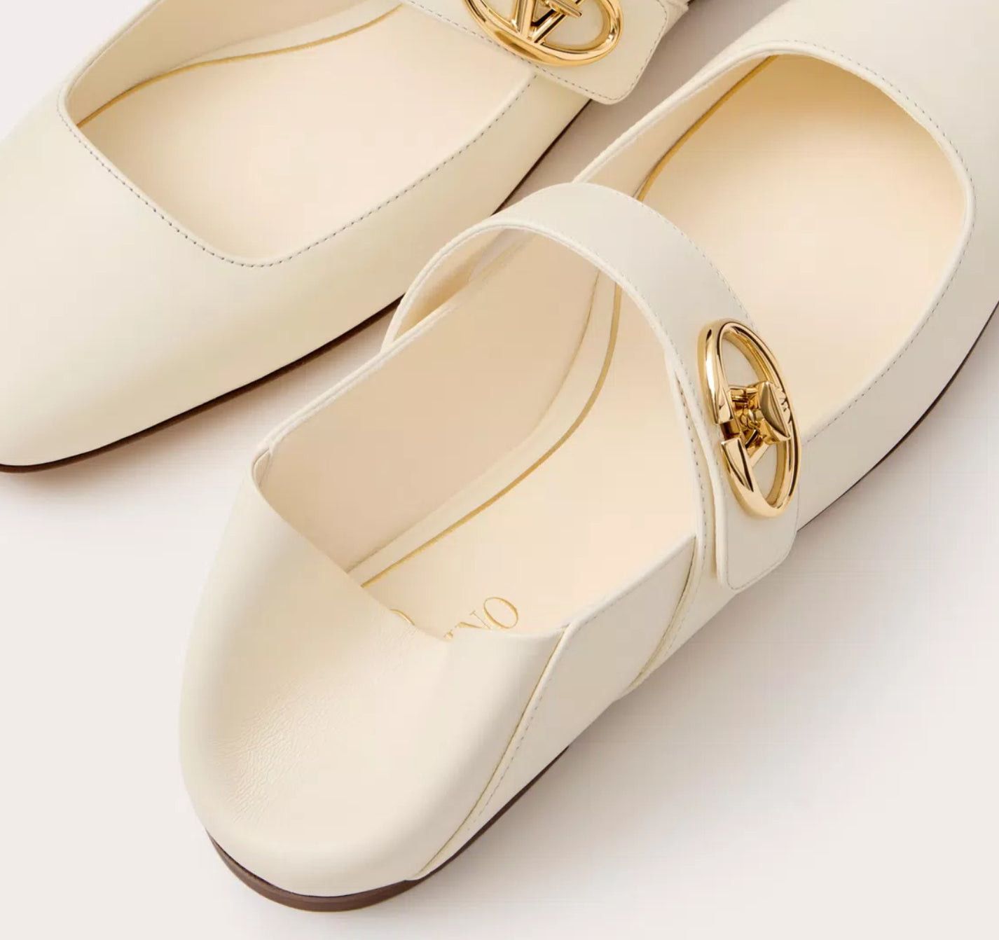 Valentino Valentino Vlogo Locker Mary-Jane Ballerina SIZE 39.5 Size ONE SIZE - 3 Thumbnail