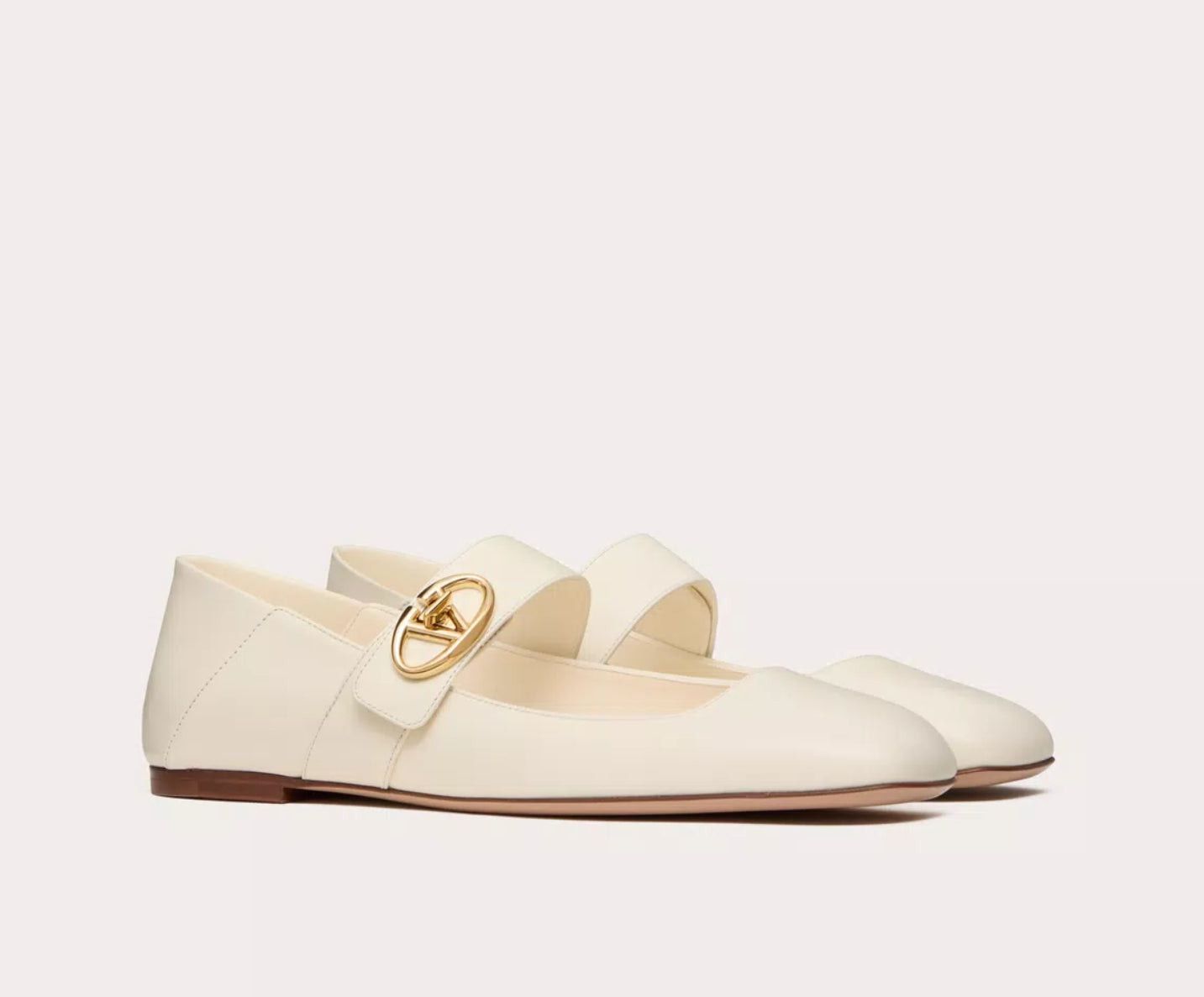 Valentino Valentino Vlogo Locker Mary-Jane Ballerina SIZE 39.5 Size ONE SIZE - 2 Thumbnail