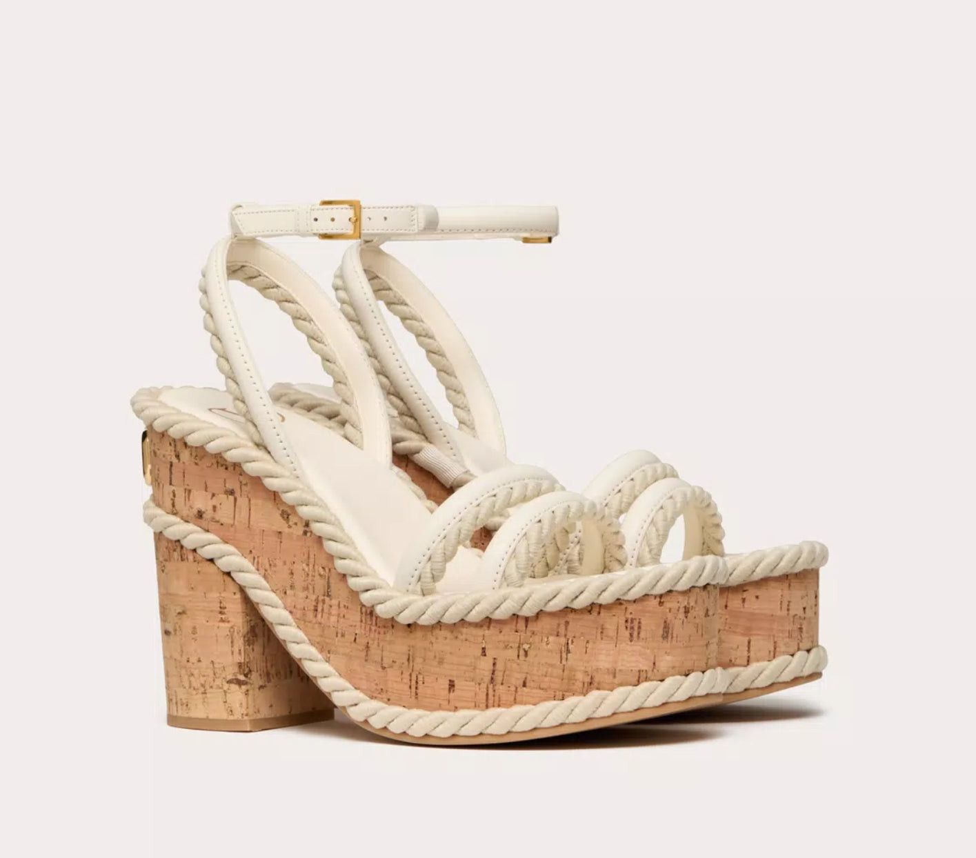 Valentino Valentino Vlogo Summerblocks Wedge Sandals SIZE 41 Size ONE SIZE - 2 Thumbnail