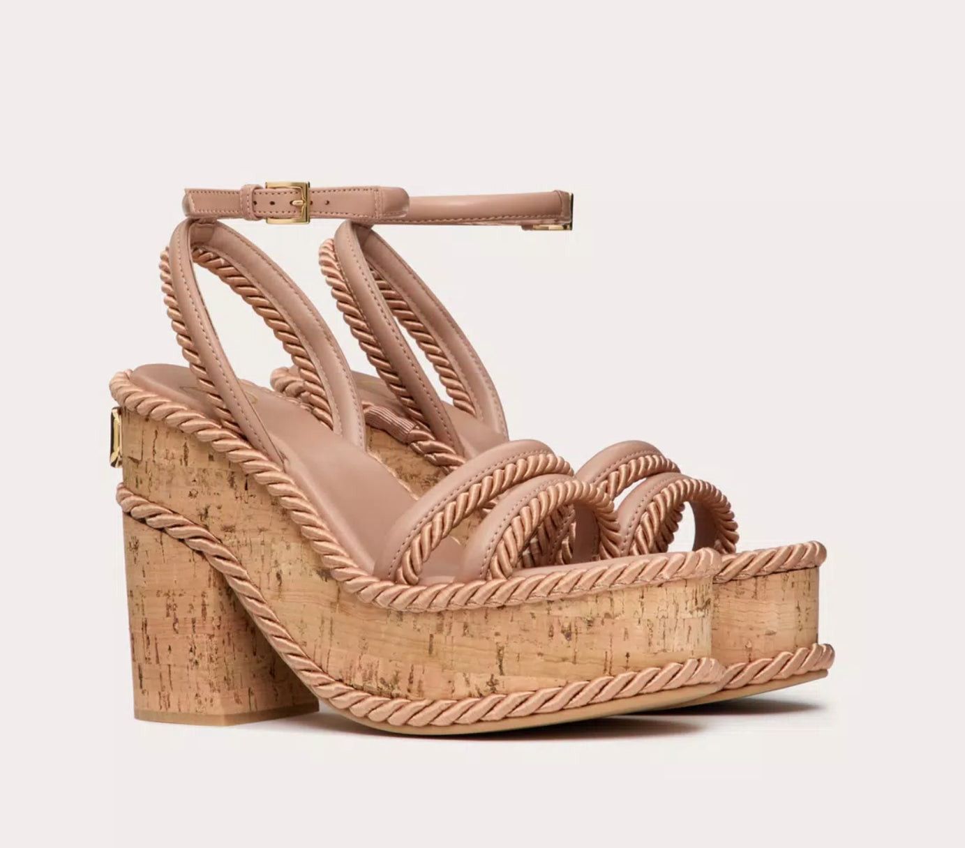 Valentino Valentino Vlogo Summerblocks Wedge Sandals SIZE 40 Size ONE SIZE - 2 Thumbnail