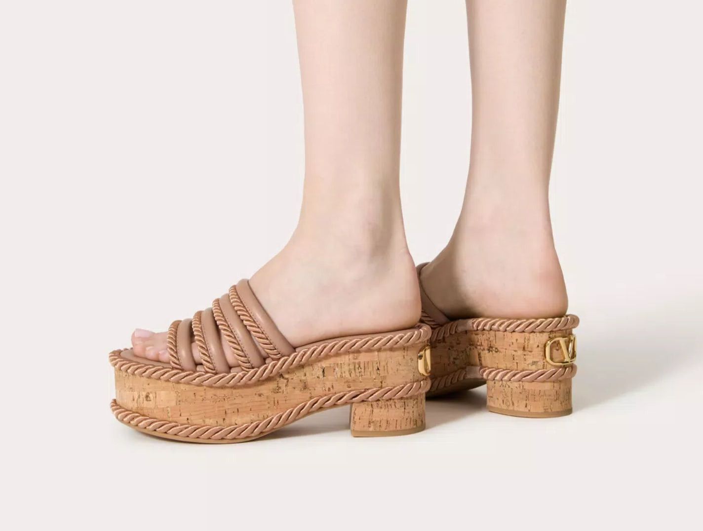 Valentino Valentino Vlogo Summerblocks Platform Sandals SIZE 35 Size ONE SIZE - 4 Thumbnail