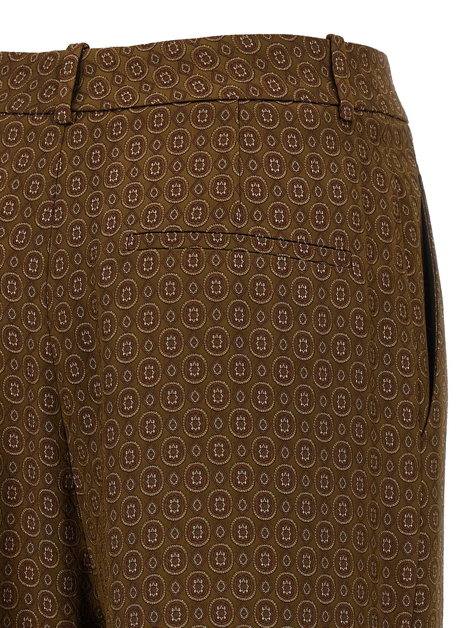 'Medaglioni' Twill Pants