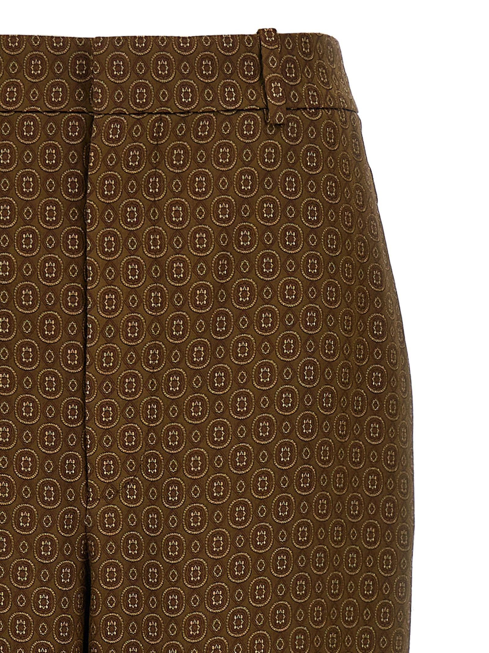 'Medaglioni' Twill Pants