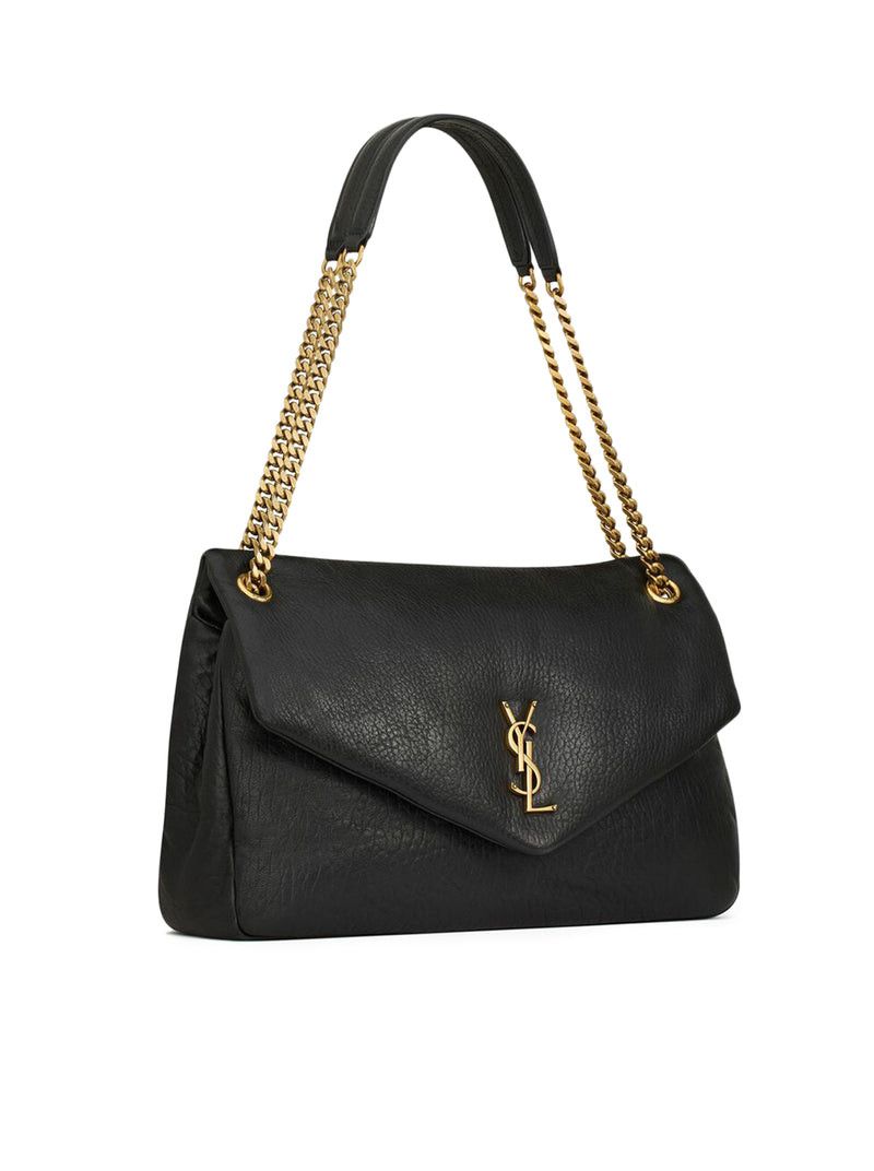 Saint Laurent Paris CALYPSO LARGE BAG IN NATURAL GRAIN LAMBSKIN Size ONE SIZE - 2 Thumbnail
