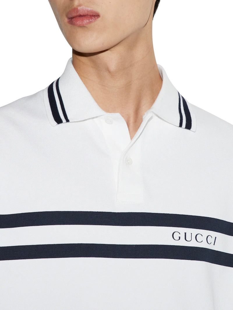Gucci COTTON PIQUET POLO SHIRT Size US S / EU 44-46 / 1 - 5 Thumbnail