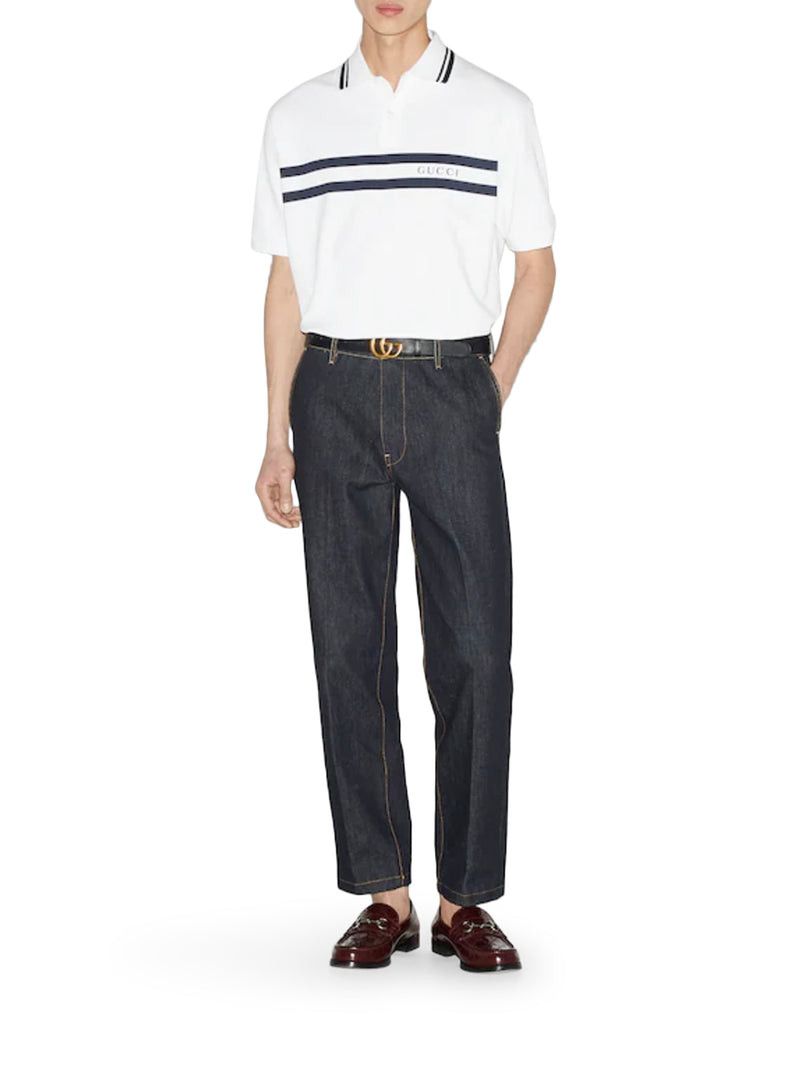 Gucci COTTON PIQUET POLO SHIRT Size US S / EU 44-46 / 1 - 2 Thumbnail