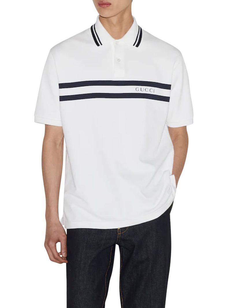 Gucci COTTON PIQUET POLO SHIRT Size US S / EU 44-46 / 1 - 3 Thumbnail