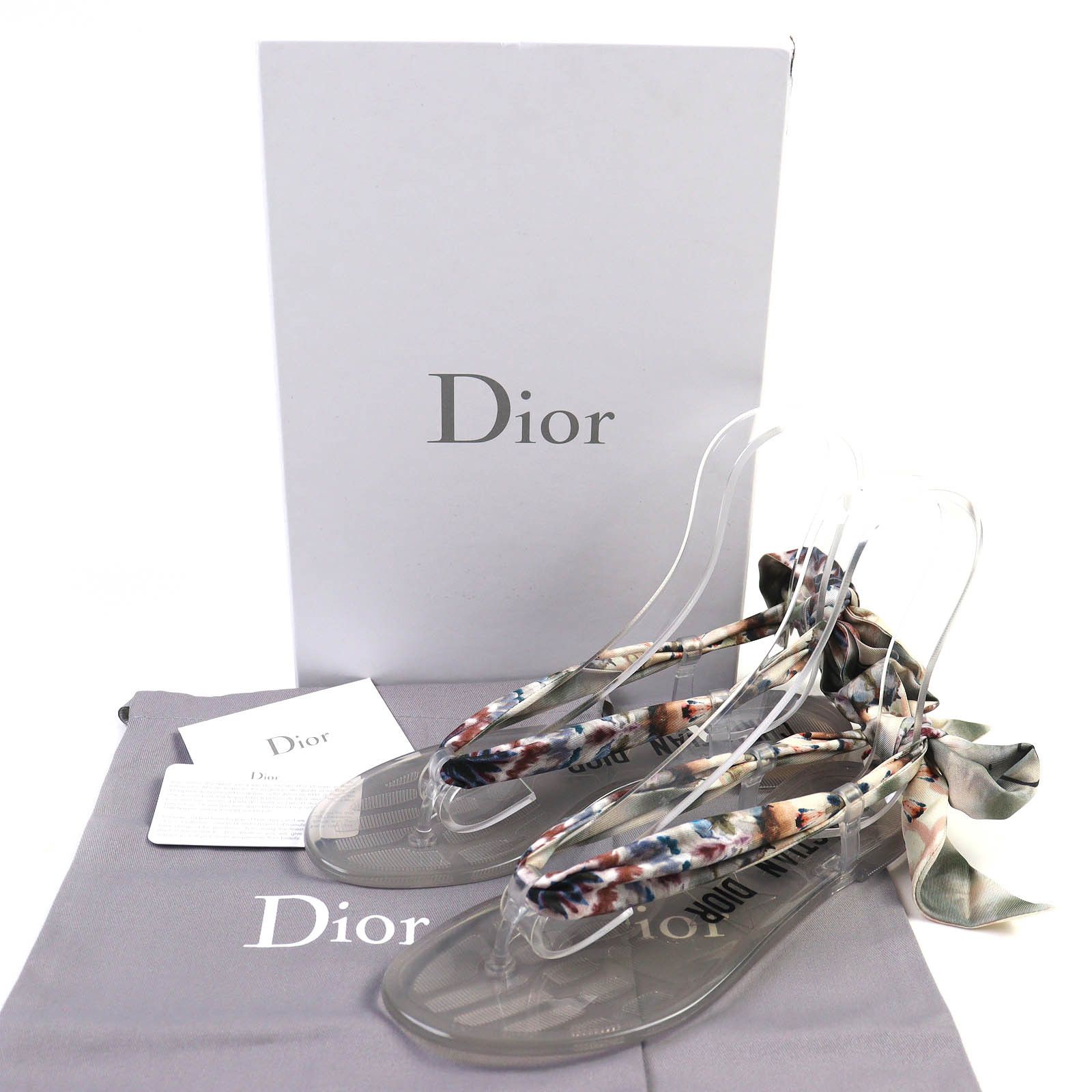 Dior Dior Christian Dior KALEIDORSCOPIC Rubber Sandals Plastic Other KCQ193SLKS16V DUTY FREE for USA Size ONE SIZE - 2 Thumbnail
