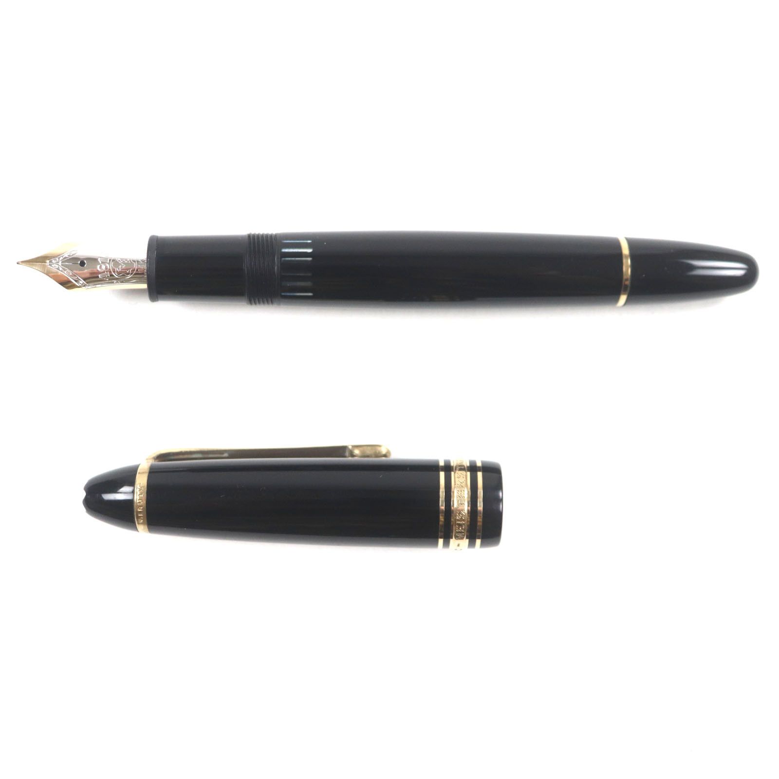 Montblanc Montblanc Montblanc Meisterstück 14K Fountain Pen Metal Pen DUTY FREE for USA Size ONE SIZE - 4 Thumbnail
