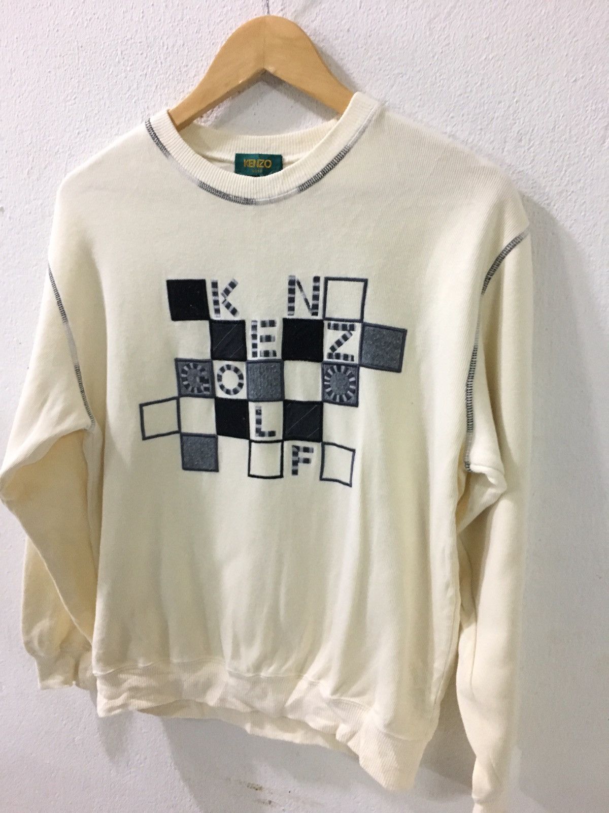 Kenzo Kenzo Sweatshirt Kenzo Big Logo Kenzo Golf Size US L / EU 52-54 / 3 - 3 Thumbnail