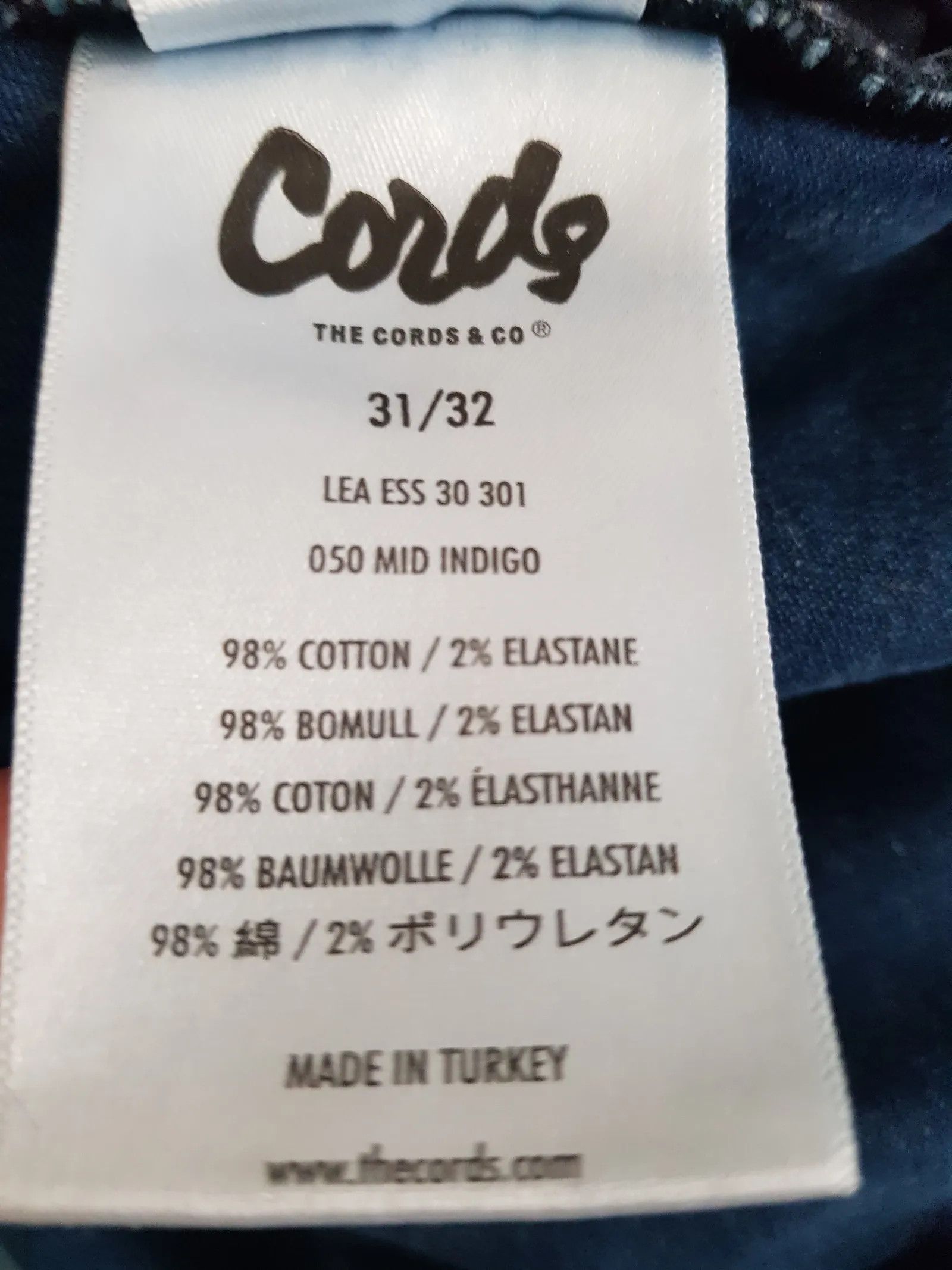CO The Cords & co Lea Ess Jeans Size 31" - 3 Thumbnail