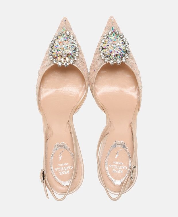 Rene Caovilla Barbara Slingback pumps Size US 10 / IT 40 - 3 Thumbnail