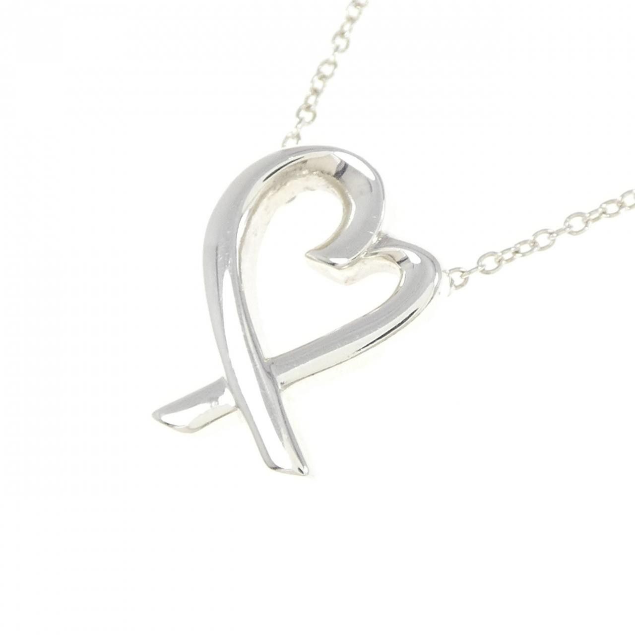 Tiffany & Co. Tiffany & Co. Tiffany Loving Heart 925 Silver Necklace Metal Necklace DUTY FREE for USA Size ONE SIZE - 3 Thumbnail