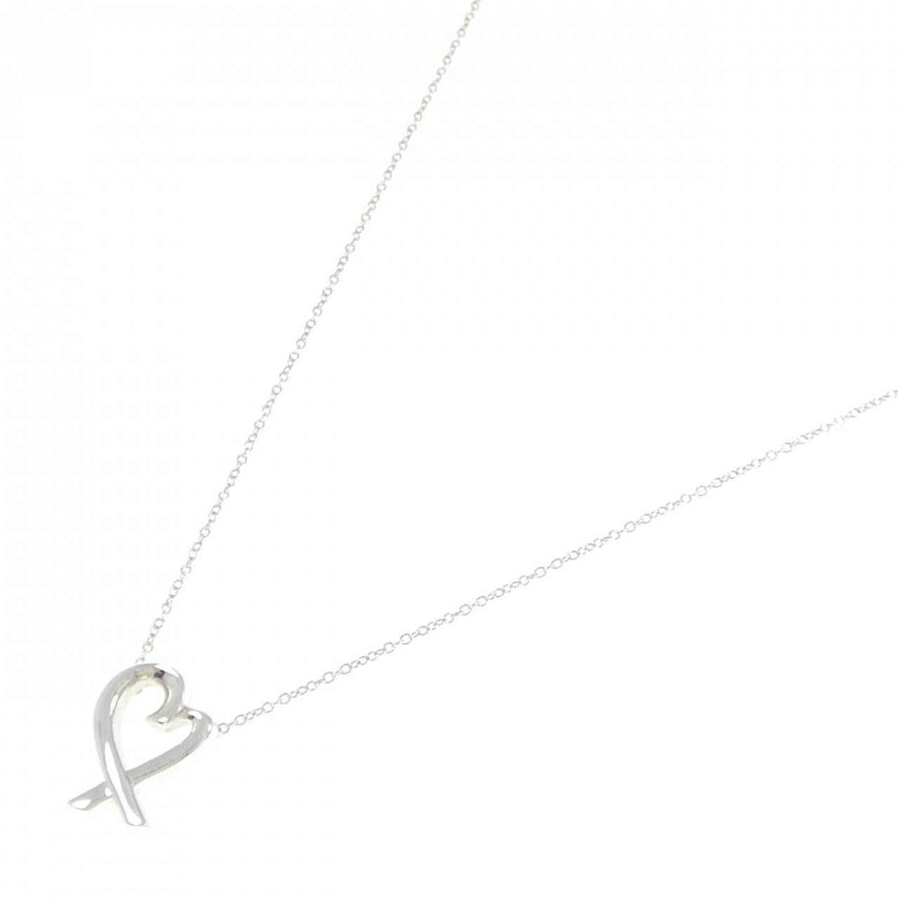 Tiffany & Co. Tiffany & Co. Tiffany Loving Heart 925 Silver Necklace Metal Necklace DUTY FREE for USA Size ONE SIZE - 2 Thumbnail