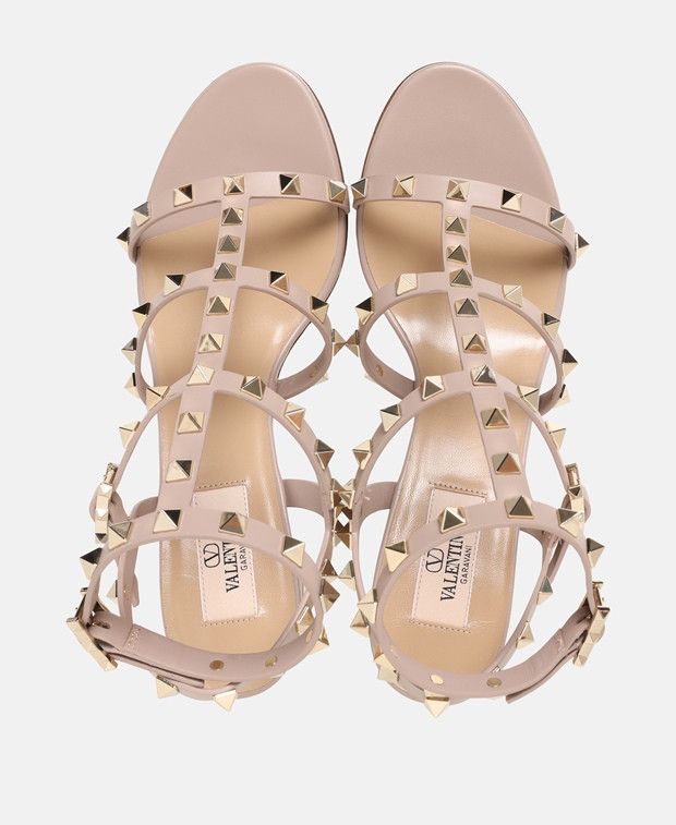 Valentino Garavani Rockstud Heeled sandals Size US 4 / IT 34 - 3 Thumbnail