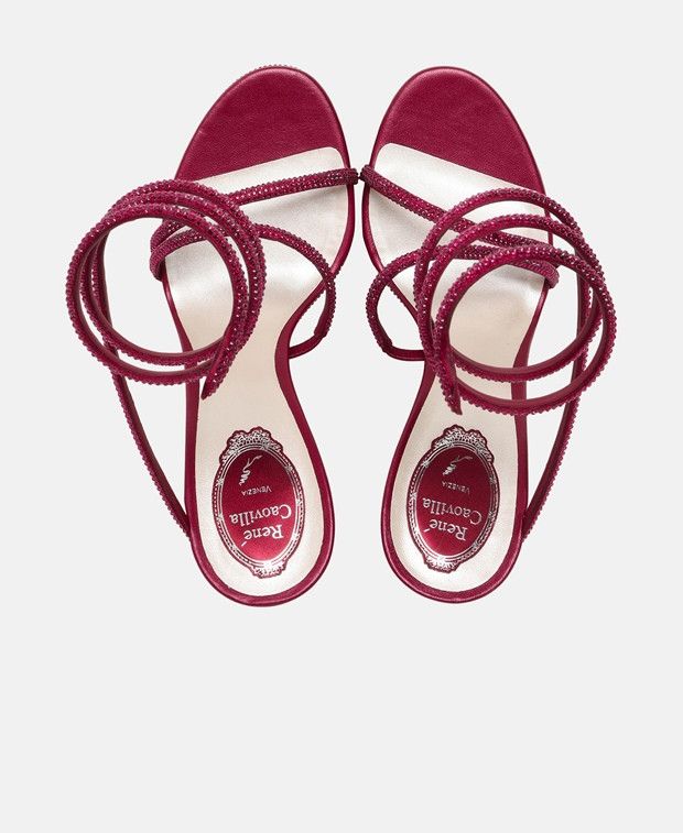 Rene Caovilla M08 Margot Sandals with calf lacing Size US 11 / IT 41 - 3 Thumbnail