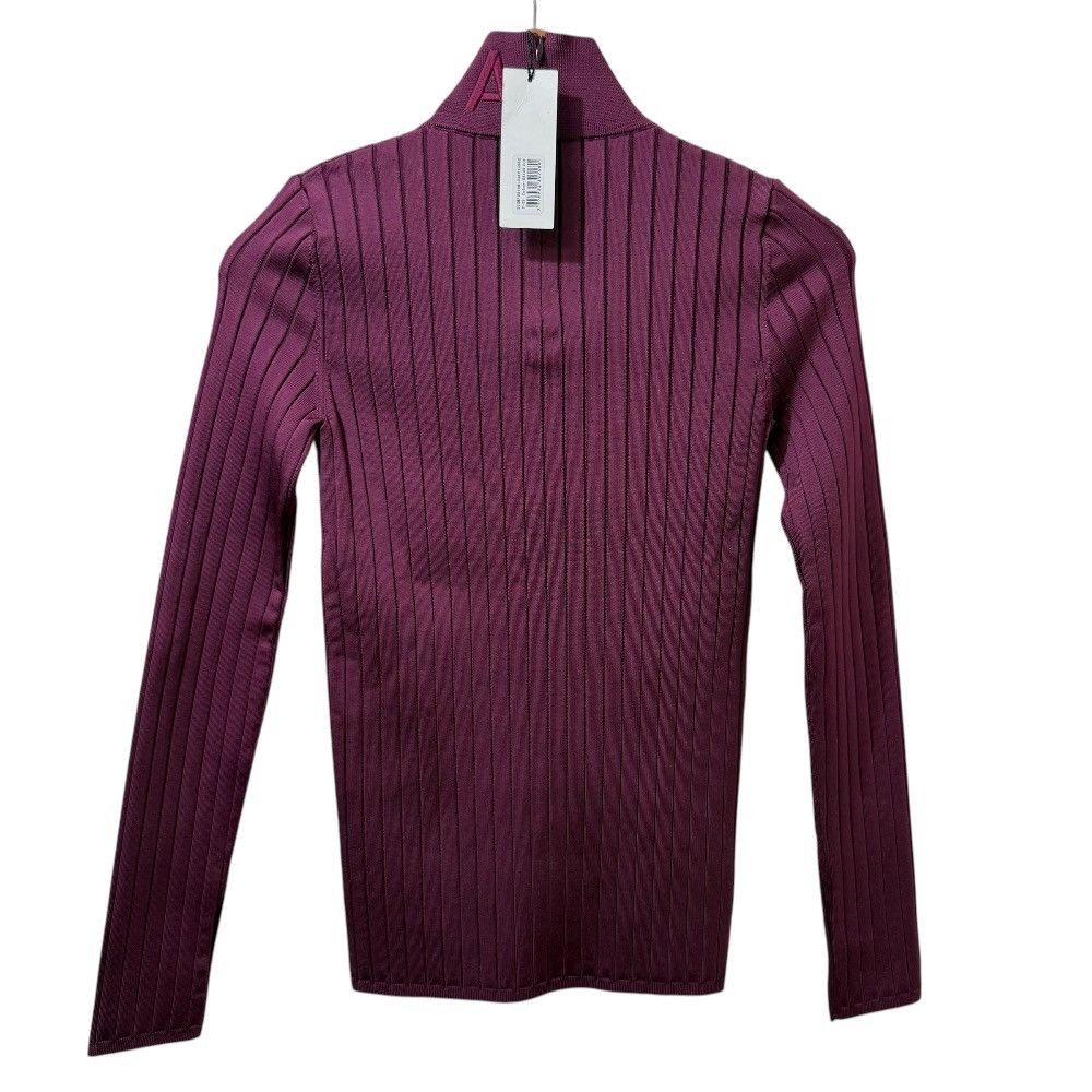 Other Other Nina Ricci Logo Embroidery High Neck Rib Knit Top Others Tops DUTY FREE for USA Size ONE SIZE - 2 Thumbnail