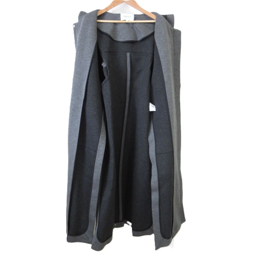 Other Other ENFOLD Side Slit Bonding Coat Others Outerwear 300FS130-0080 DUTY FREE for USA Size ONE SIZE - 4 Thumbnail