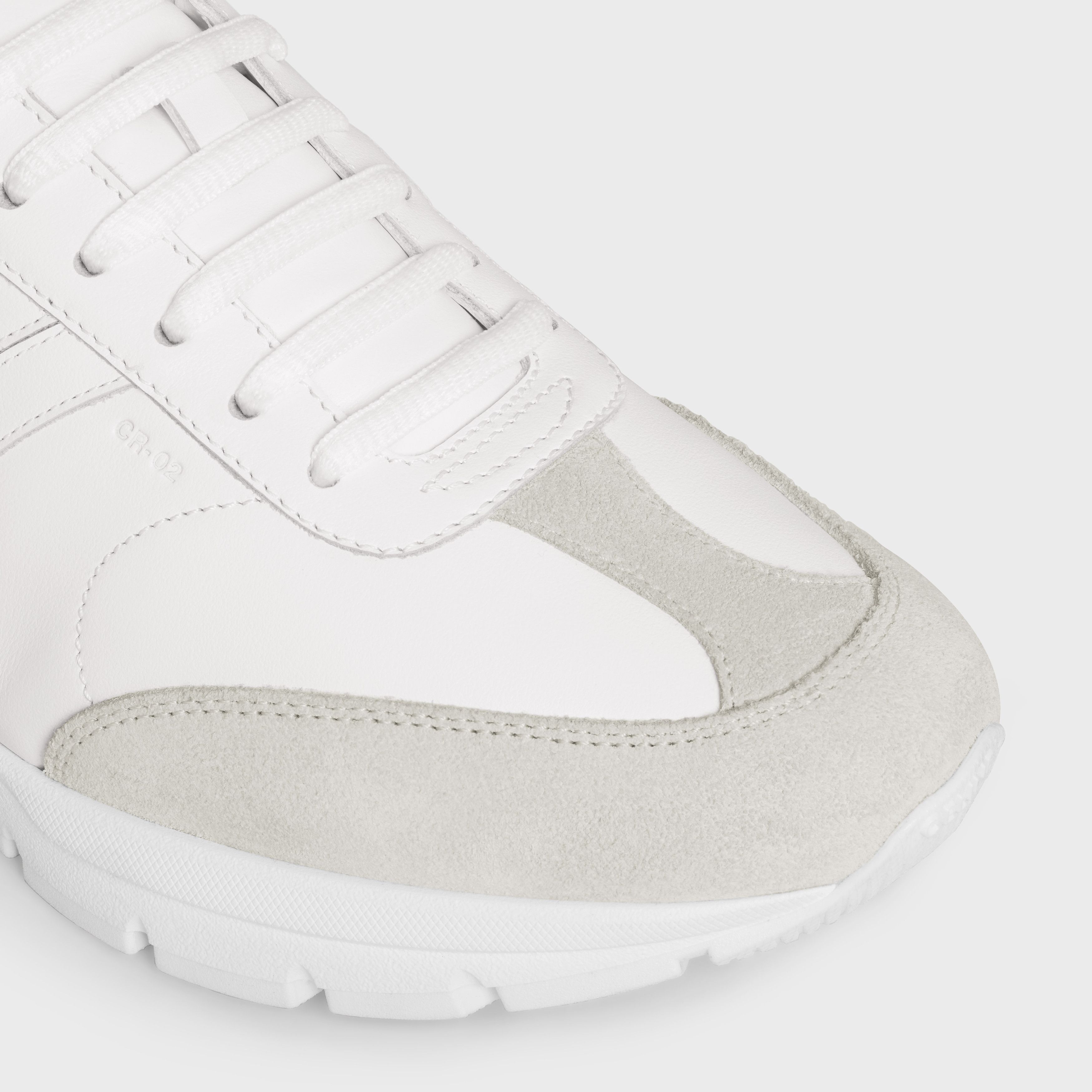 Celine CELINE RUNNER CR-02 LOW LACE-UP SNEAKER in Calfskin, Suede Calfskin and Matte Metallic Calfskin Size US 10 / IT 40 - 4 Thumbnail