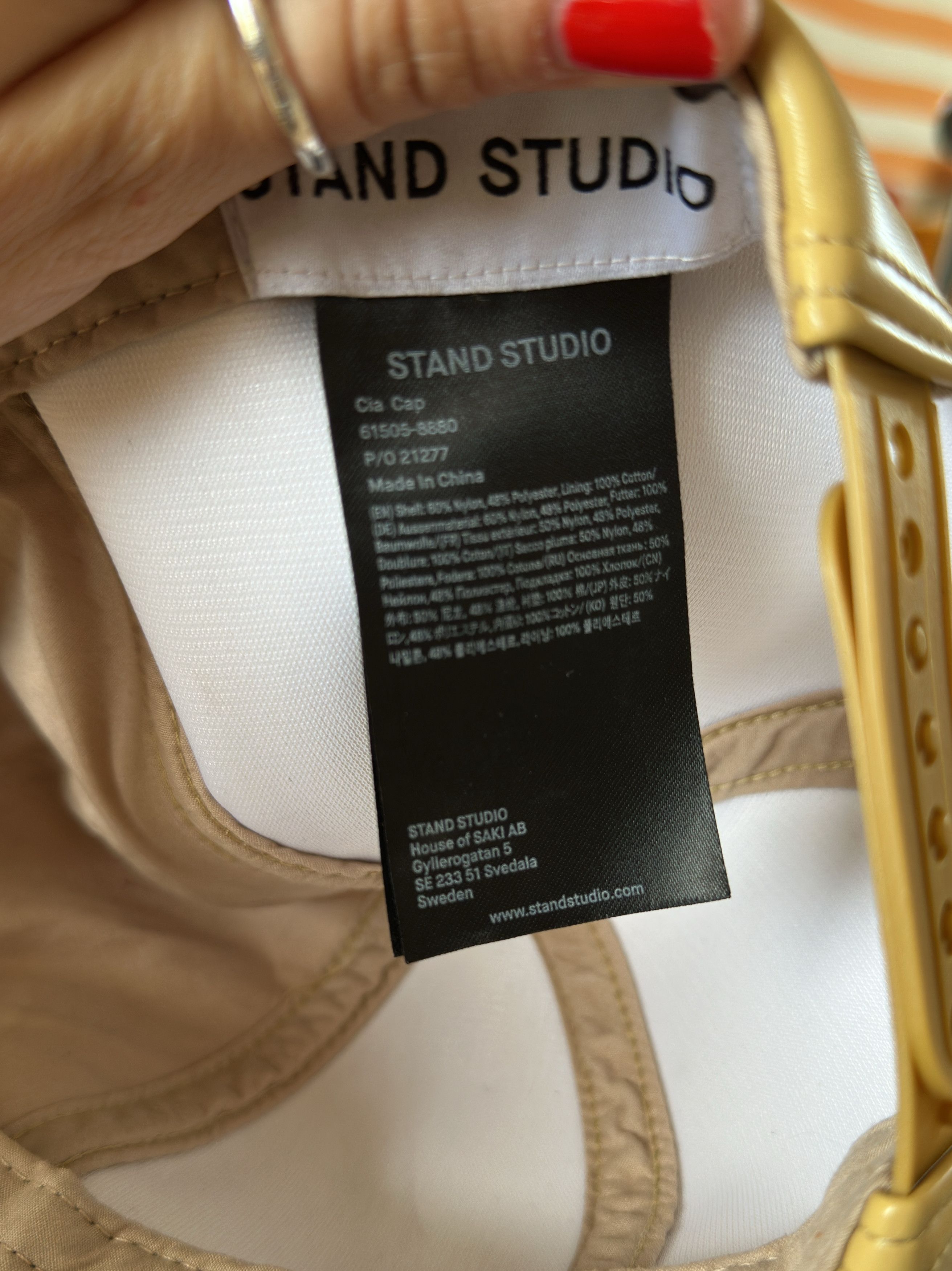 STAND STUDIO Stand Studio Cia Cap Hat Size ONE SIZE - 3 Thumbnail