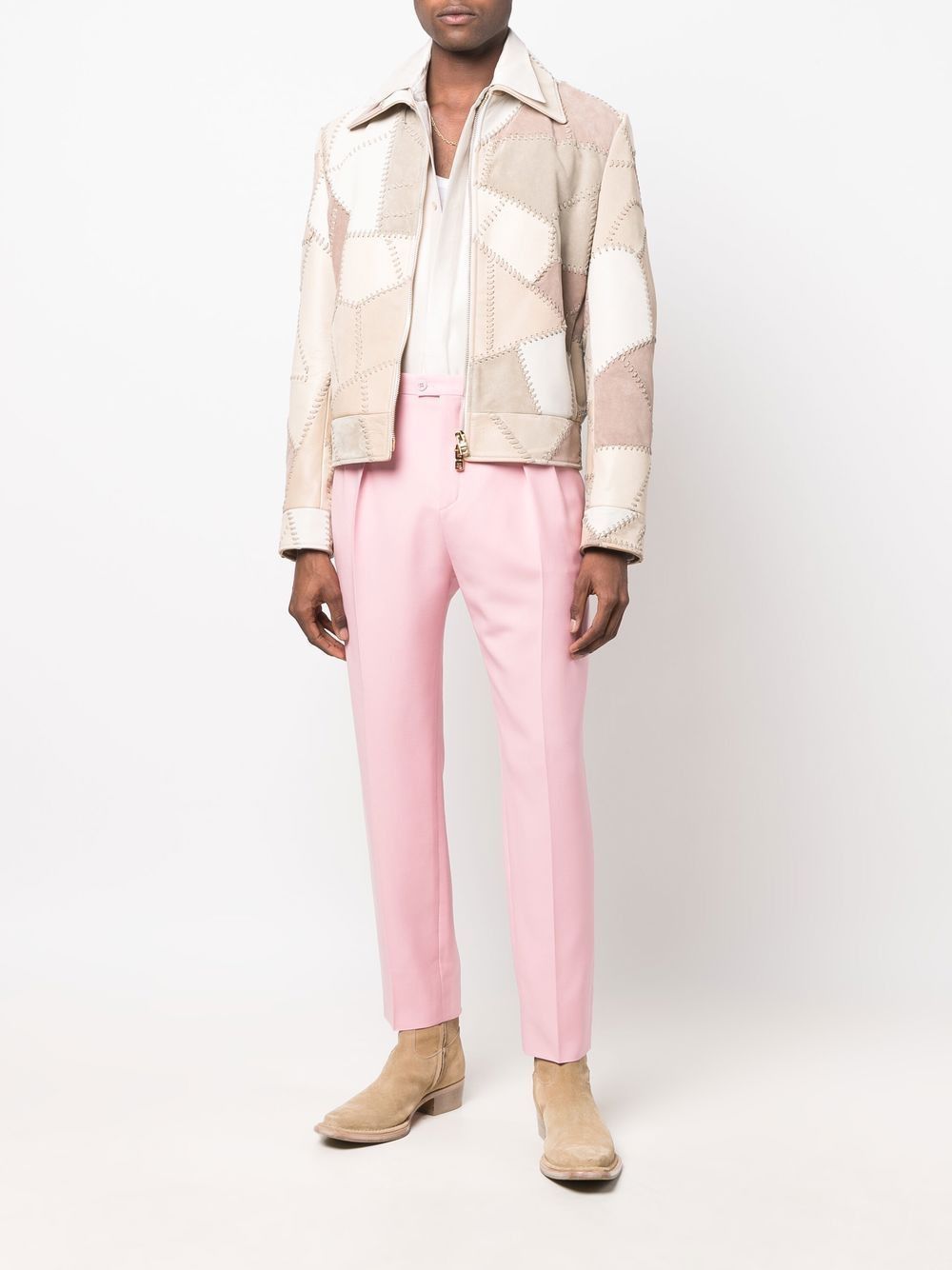 Saint Laurent Paris high-rise pants in wool and mohair Size US 32 / EU 48 - 2 Thumbnail
