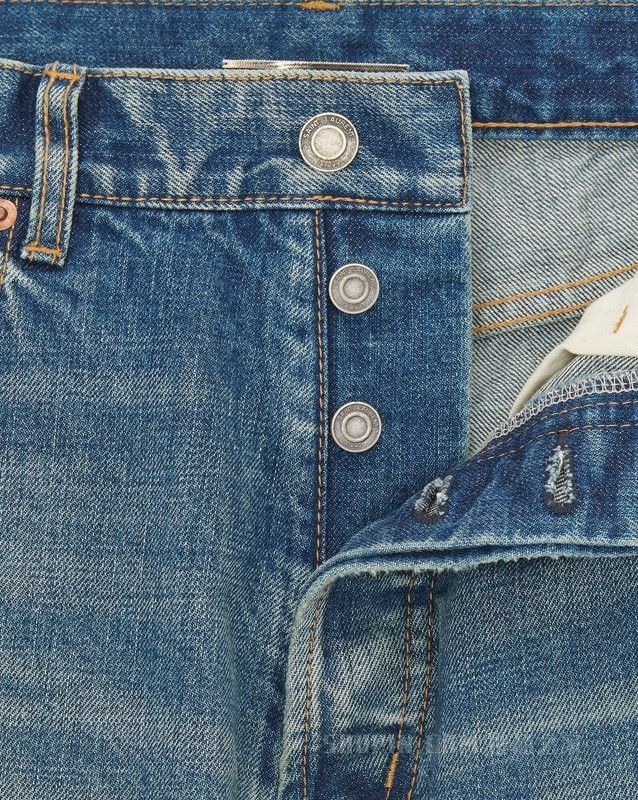 Saint Laurent Paris mick jeans in vintage blue Size US 31 - 3 Thumbnail
