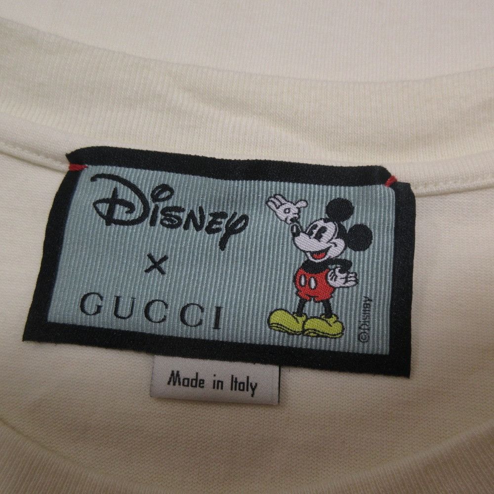 Gucci Gucci Gucci Disney Collaboration Logo Print T-shirt Cotton T-Shirts 565806 XJB66 DUTY FREE for USA Size ONE SIZE - 7 Thumbnail