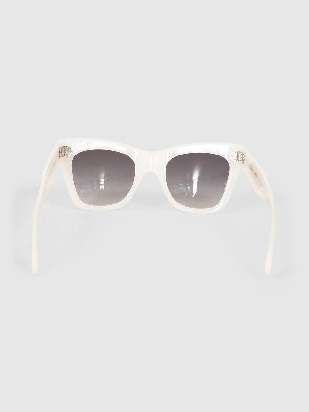Celine White Oversized Gradient Sunglasses Size ONE SIZE - 4 Thumbnail