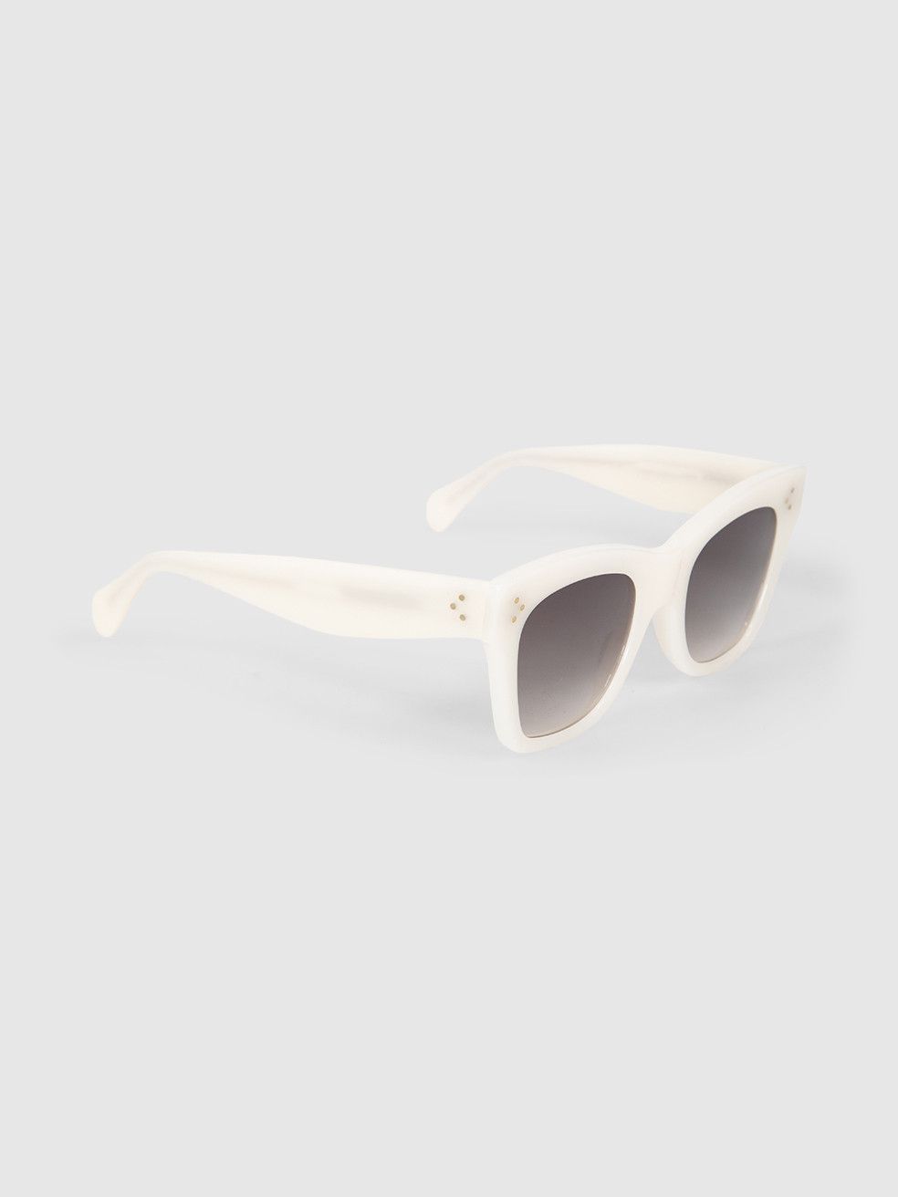 Celine White Oversized Gradient Sunglasses Size ONE SIZE - 2 Thumbnail