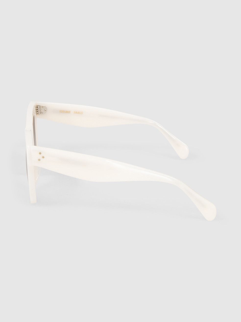 Celine White Oversized Gradient Sunglasses Size ONE SIZE - 5 Thumbnail